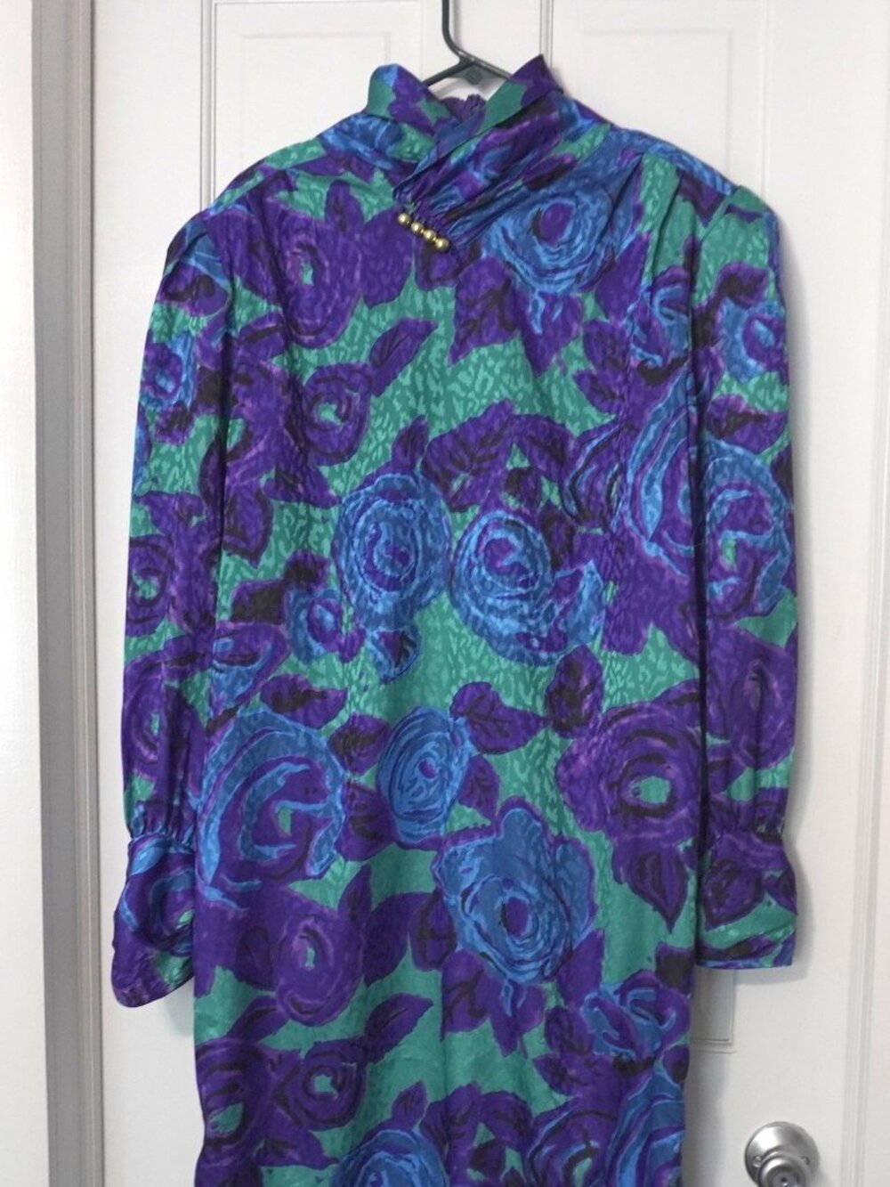 Vintage Retro Justine Todd Zip Up Dress Size 16 L
